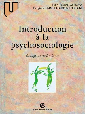 cover image of Introduction à la psychosociologie